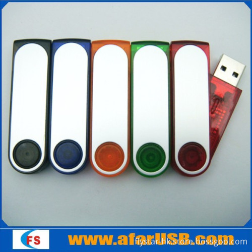 Full color swivel usb flash drive with custom logo and high quality 8gb usb stick, usb pendrive